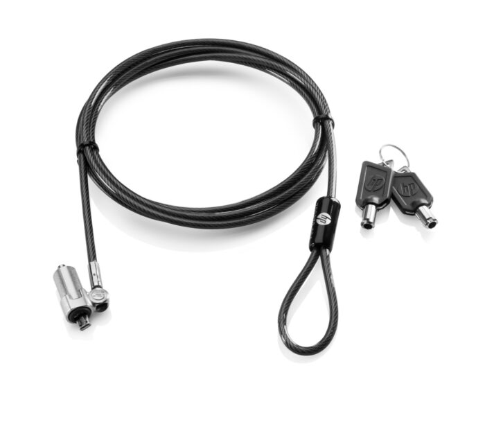 HP Ultraslim Keyed cable lock Black 1.8 m (H4D73AA)