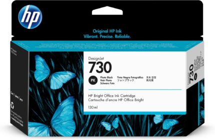 HP 730 Ink cartridge foto black 130ml for HP DesignJet T 1600/1700/940 (P2V67A)