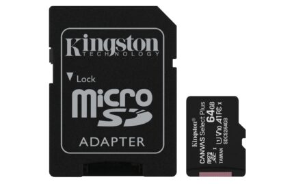 Kingston 64GB micSDXC Canvas Select Plus 100R A1 C10 Card + ADP (SDCS2/64GB)