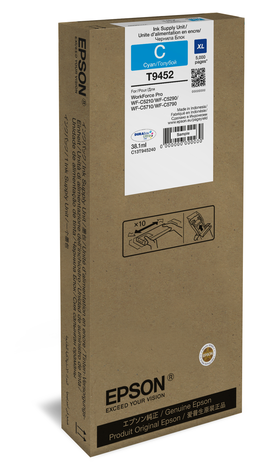 x9a5thf_Wk6JwCe-vM99DA.c-r.jpg Epson/T9452 Ink cartridge cyan high-capacity, 5K pages 38ml for Epson WF-C 5210/5290 (C13T945240)