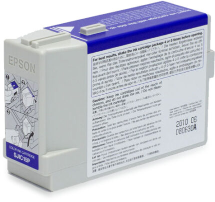 Epson/SJIC-15-P Ink cartridge cyan magenta yellow, 7.5K pages ISO/IEC 24711 78.9ml for Epson TM-C 3400 (C33S020464)
