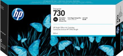 HP 730 Ink cartridge foto black 300ml for HP DesignJet T 1600/1700/940 (P2V73A)