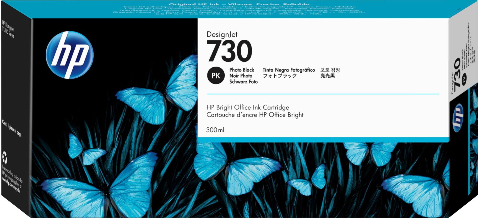 xCOoVFPqCE6mx0agJiTWNg.c-r.jpg HP 730 Ink cartridge foto black 300ml for HP DesignJet T 1600/1700/940 (P2V73A)