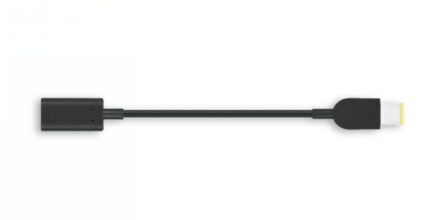 Lenovo 4X90U45346 USB cable 0.018 m USB-C Slim-tip Black (4X90U45346)