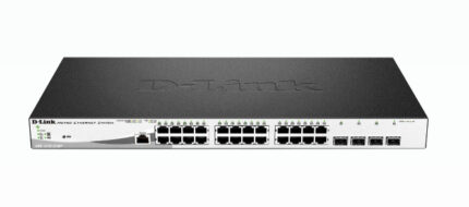 D-Link DGS-1210-28MP/E network switch Managed L2 Gigabit Ethernet (10/100/1000) Power over Ethernet (PoE) 1U Black, Grey (DGS-1210-28MP/E)