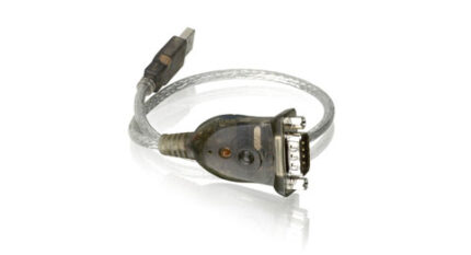 iogear USB to Serial RS-232 Adapter serial cable Grey 0.4 m USB Type-A DB-9 (GUC232A)