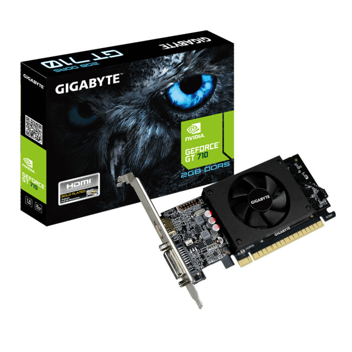 Gigabyte graphics card NVIDIA GeForce GT 710 2 GB GDDR5 (GV-N710D5-2GL)