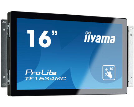 iiyama ProLite TF1634MC-B6X computer monitor 39.6 cm (15.6") 1366 x 768 pixels LED Touchscreen Black (TF1634MC-B6X)