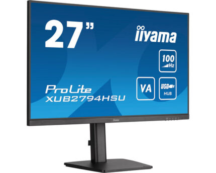 iiyama ProLite XUB2794HSU-B6 computer monitor 68.6 cm (27") 1920 x 1080 pixels Full HD Black (XUB2794HSU-B6)