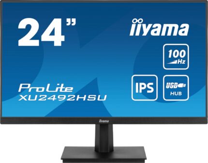 iiyama ProLite computer monitor 60.5 cm (23.8") 1920 x 1080 pixels Full HD LED Black (XU2492HSU-B6)