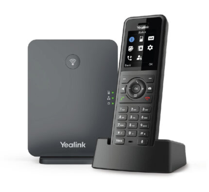 Yealink IP phone Black TFT (W77P)