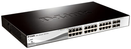 D-Link DGS-1210-28P 28-Port Gigabit PoE Smart Managed Switch including 4 Combo Ports (DGS-1210-28P)