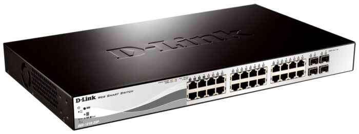 D-Link DGS-1210-28P 28-Port Gigabit PoE Smart Managed Switch including 4 Combo Ports (DGS-1210-28P)