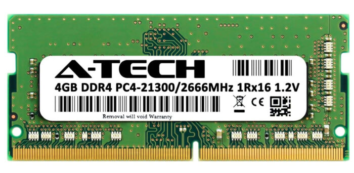 HP L10598-855 memory module 4 GB 1 x 4 GB DDR4 2666 MHz (L10598-855)