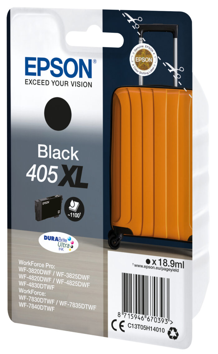 z-LQfJvW3kmn30EuLWhnog.c-r.jpg Epson C13T05H14010/405XL Ink cartridge black high-capacity, 1.1K pages 18.9ml for Epson WF-3820/7830 (C13T05H14010)