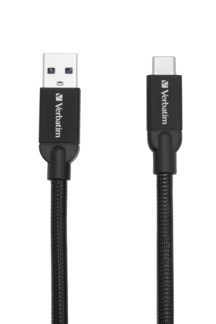 Verbatim 48871 USB cable 1 m USB 3.2 Gen 2 (3.1 Gen 2) USB A USB C Black