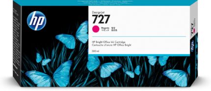 HP 727 Ink cartridge magenta 300ml for HP DesignJet T 920/930 (F9J77A)