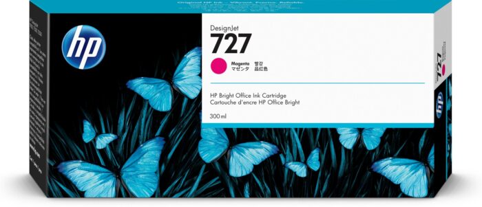 HP 727 Ink cartridge magenta 300ml for HP DesignJet T 920/930 (F9J77A)
