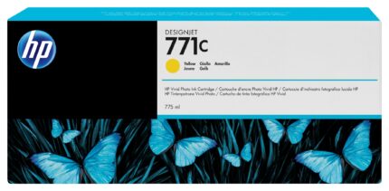 HP/771C Ink cartridge yellow 775ml for HP DesignJet Z 6200 (B6Y10A)