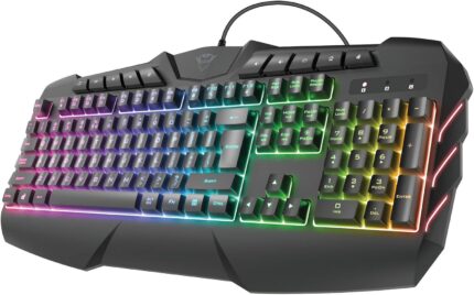 Trust 23916 GXT 881 ODYSS keyboard Gaming USB QWERTY UK English Black