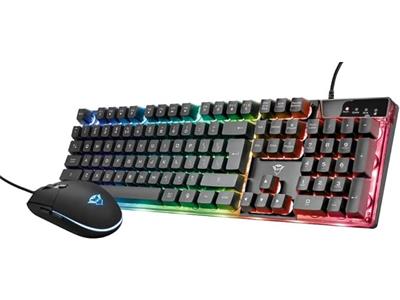 Trust GXT 838 Azor keyboard Mouse included Gaming USB QWERTY UK English Black(24350)