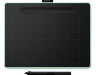 Wacom CTL-6100WLE-N Intuos M Bluetooth graphic tablet Black, Green 2540 lpi 216 x 135 mm USB/Bluetooth