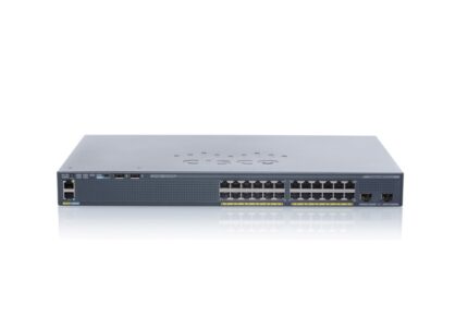 Cisco Catalyst 2960X-24TD-L Network Switch, 24 Gigabit Ethernet Ports