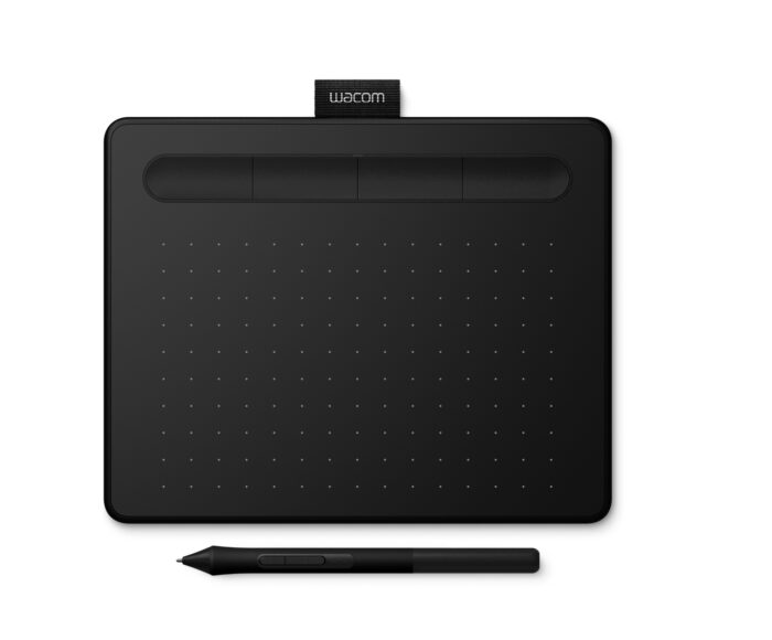 Wacom CTL-4100K-N Intuos S graphic tablet Black 2540 lpi 152 x 95 mm USB