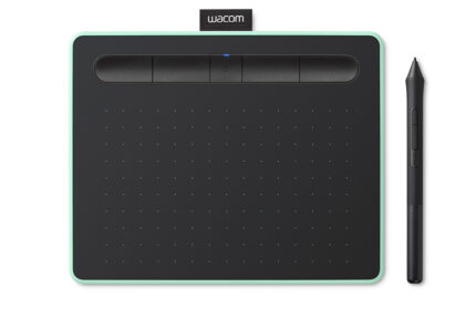 Wacom CTL-4100WLE-N Intuos S graphic tablet Black, Green 2540 lpi 152 x 95 mm USB/Bluetooth