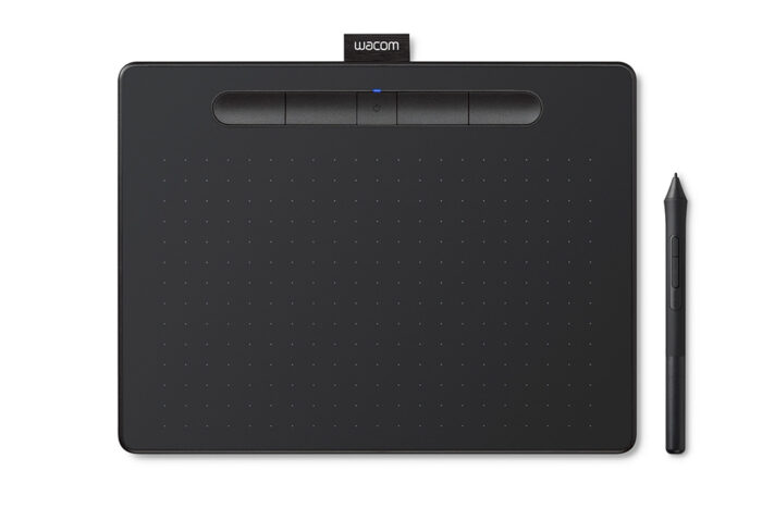 Wacom CTL-4100WLK-N Intuos S graphic tablet Black 2540 lpi 152 x 95 mm USB/Bluetooth