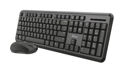 Trust 24153 ODY keyboard Mouse included Universal RF Wireless QWERTY UK English Black