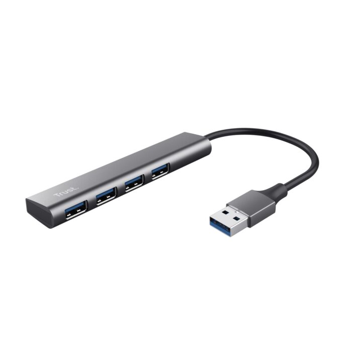 Trust 24947 Halyx USB 3.2 Gen 1 (3.1 Gen 1) Type-A 5 Mbit/s Black, Grey