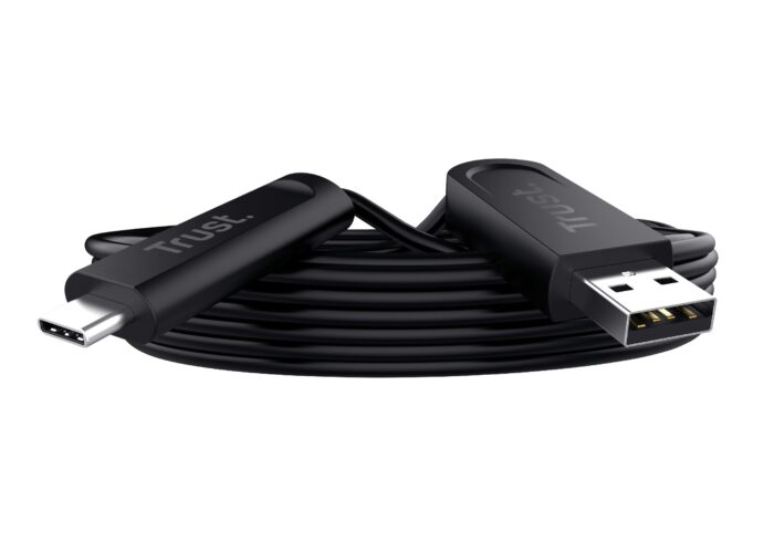 Trust 24527 Iris USB cable 10 m USB 3.2 Gen 2 (3.1 Gen 2) USB C USB A Black