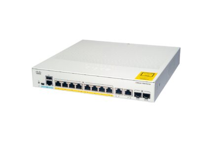 Cisco Catalyst 1000-8P-2G-L Network Switch, 8 Gigabit Ethernet (GbE) PoE+ Ports(C1000-8P-2G-L)