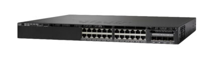 Cisco Catalyst WS-C3650-24PS-E network switch Managed L3 Gigabit Ethernet (10/100/1000) Power over Ethernet (PoE) 1U Black