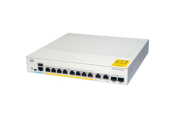 Cisco Catalyst 1000-8T-2G-L Network Switch, 8 Gigabit Ethernet (GbE) Ports(C1000-8T-2G-L)