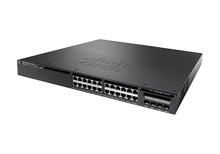 Cisco Catalyst 3650-24PDM-S Network Switch, 24 Gigabit Ethernet (GbE) PoE+