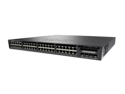 Cisco WS-C3650-12X48UR-L network switch L2/L3 Gigabit Ethernet (10/100/1000) Black