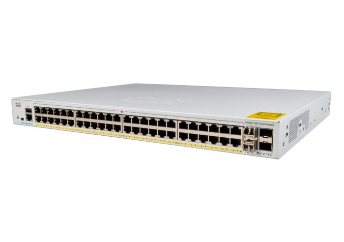 Cisco Catalyst 1000-48T-4X-L Network Switch, 48 Gigabit Ethernet (GbE) Ports, four 10 G SFP+(C1000-48T-4X-L)