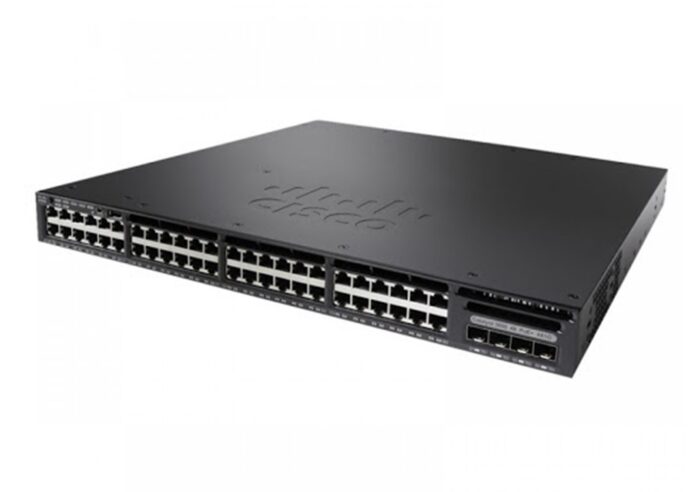 Cisco Catalyst 3650-48FS-L Network Switch, 48 Gigabit Ethernet (GbE) PoE+(WS-C3650-48FS-L)