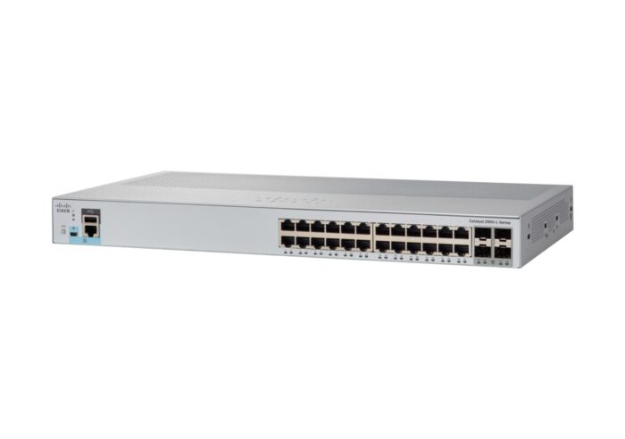 Cisco Catalyst 2960L-24TS-LL Network Switch, 24 Gigabit Ethernet Ports(WS-C2960L-24TS-LL)