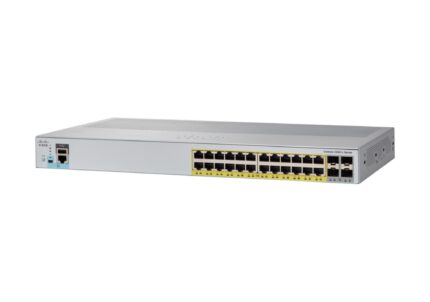 Cisco Catalyst 2960L-24PS-LL Network Switch, 24 Gigabit Ethernet PoE+ Ports(WS-C2960L-24PS-LL)