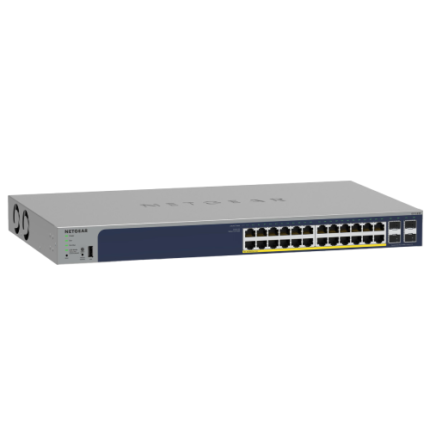 NETGEAR GS728TP Managed L2/L3/L4 Gigabit Ethernet (10/100/1000) Power over Ethernet(GS728TP-300EUS)