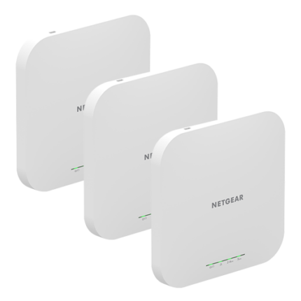 NETGEAR WAX610 WiFi 6 PoE+ Access Point, Three Pack (1.8Gbps AX)-WAX610-3