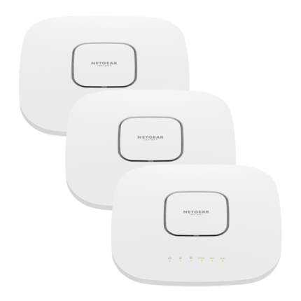 NETGEAR WAX630 Tri-Band WiFi 6 PoE Access Point, Three Pack (6Gbps AX)-WAX630-3