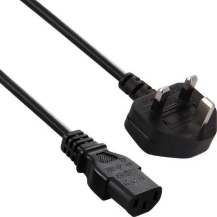 3m IEC C13 to UK Plug Power Cable/Cord (9ft)