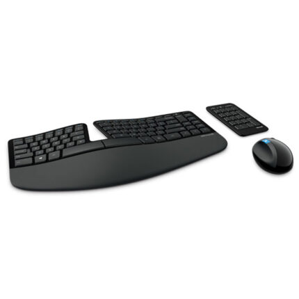 Microsoft Sculpt Ergonomic Desktop keyboard Mouse included RF Wireless English Black(L5V-00006)