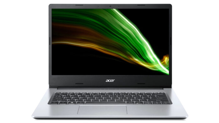 Acer Aspire 1 A114-33-P039 Laptop 35.6 cm (14") Full HD Intel Celeron N6000 4 GB DDR4 256 GB SSD+eMMC Wi-Fi 6 Windows 11 Home in S mode Silver (NX.A7VEK.003)