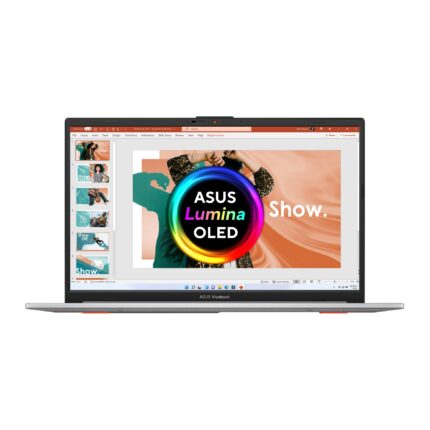 ASUS Vivobook Go 15 OLED E1504FA-L1772W AMD Ryzen 5 7520U Laptop 39.6 cm (15.6") Full HD 8 GB LPDDR5 256 GB SSD Wi-Fi 6E Windows 11 Home in S mode Silver (E1504FA-L1772W)