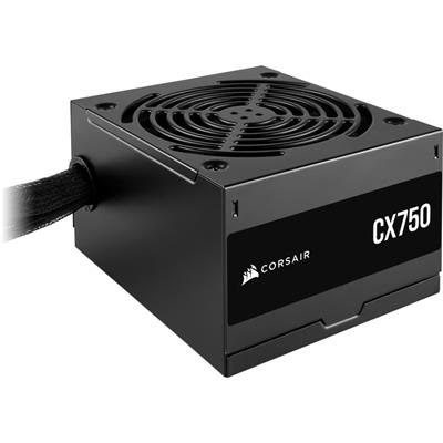 Corsair 750W CX750 PSU, Fully Wired, Thermally Controlled Fan(CP-9020279-UK)